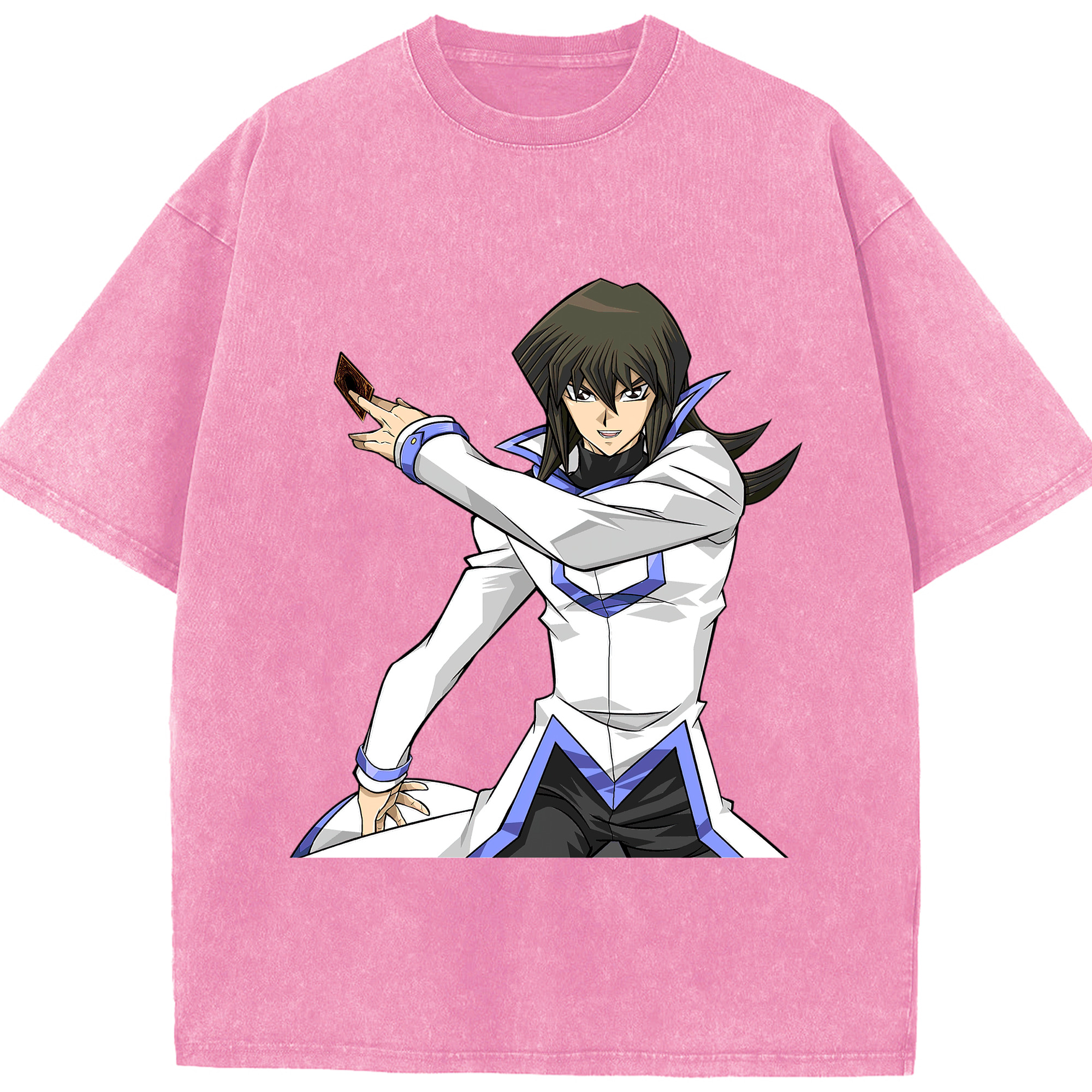 （画像用） 遊☆戯☆王 Yu-Gi-Oh! 綿100% ヴィンテージ風 半袖Tシャツ（フロントプリント）